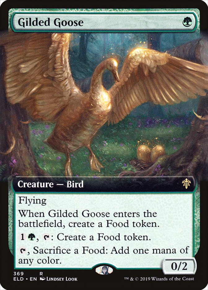 Gilded Goose (Extended Art) [Throne of Eldraine] | Good Games Modbury