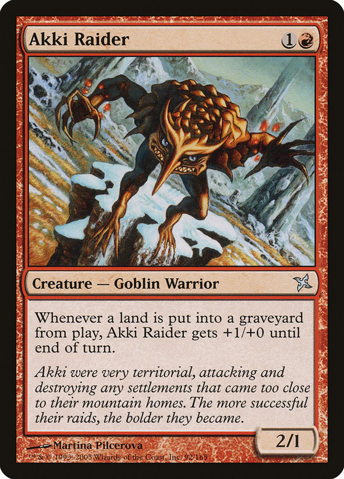 Akki Raider 92/165 (Betrayers of Kamigawa)  - Foil | Good Games Modbury