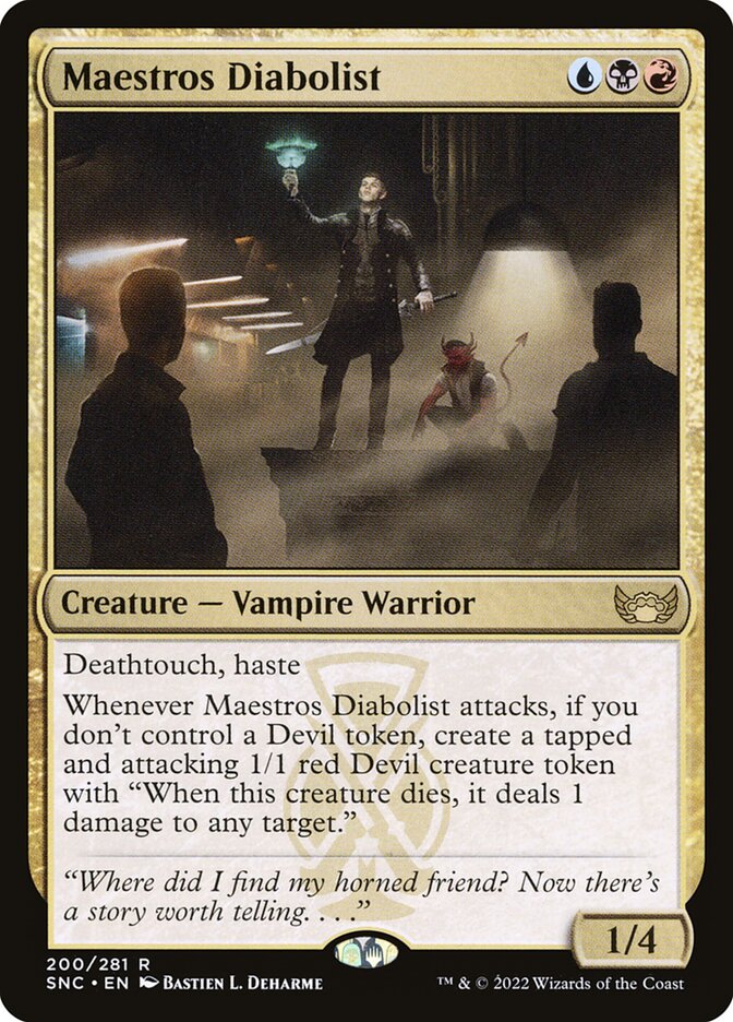 Maestros Diabolist 200/281 (Streets of New Capenna)  - Foil | Good Games Modbury