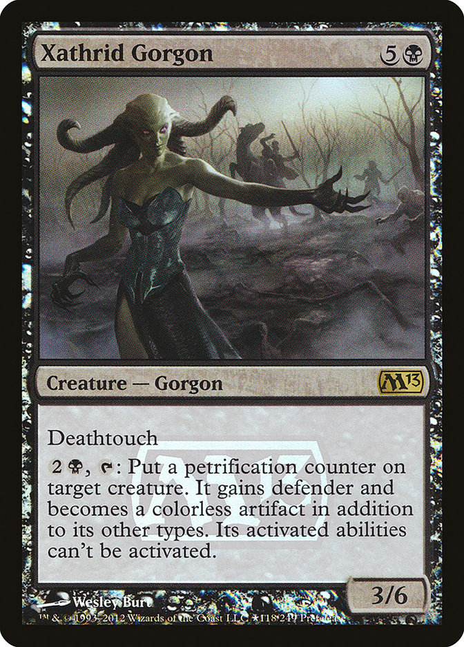 Xathrid Gorgon [Magic 2013 Prerelease Promos] | Good Games Modbury