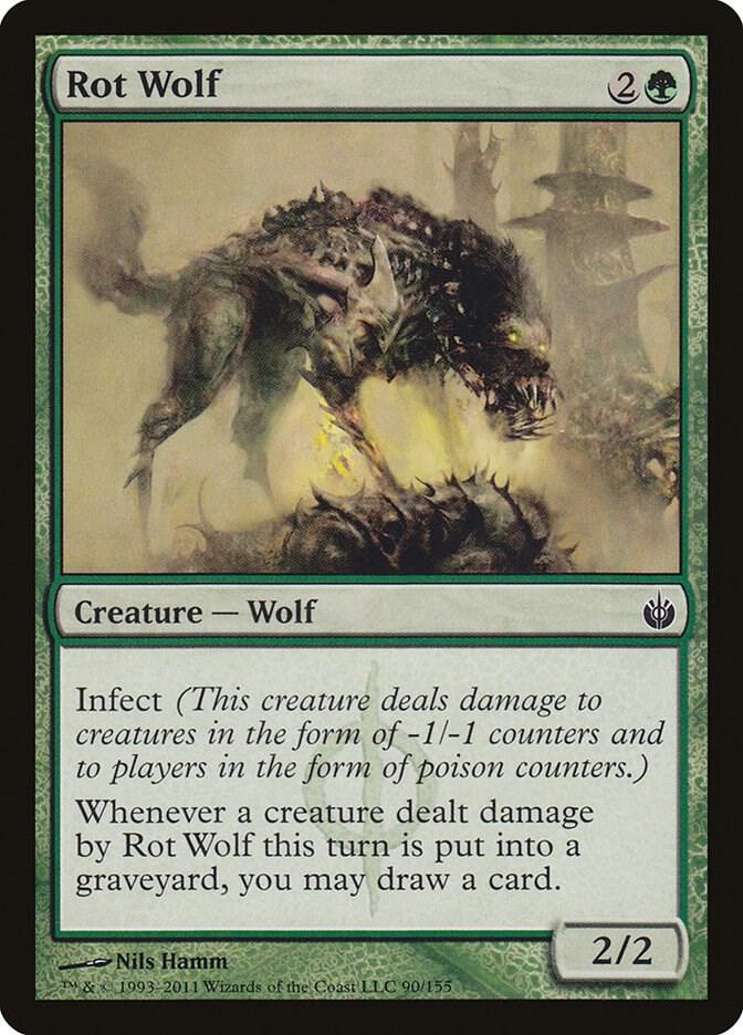 Rot Wolf 90/155 (Mirrodin Besieged)  | Good Games Modbury