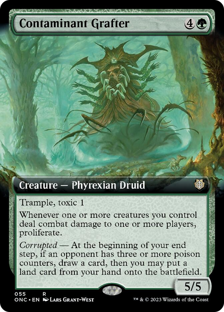 Contaminant Grafter (Extended Art) [Phyrexia: All Will Be One Commander] | Good Games Modbury