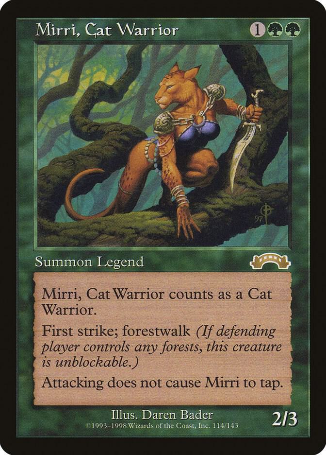 Mirri, Cat Warrior 114/143 (Exodus)  | Good Games Modbury