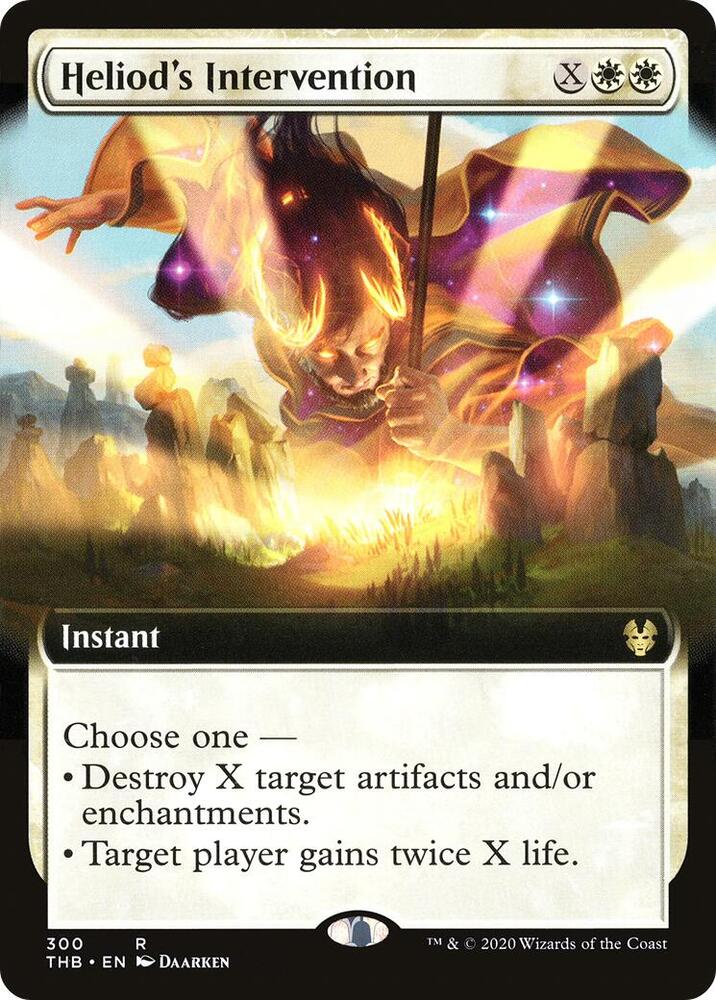 Heliod's Intervention 300/254 (Theros Beyond Death)  - Extended Art Foil | Good Games Modbury