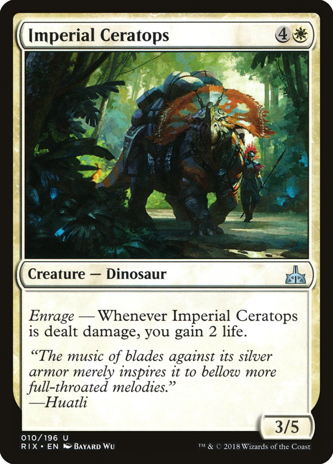 Imperial Ceratops 10/196 (Rivals of Ixalan)  | Good Games Modbury