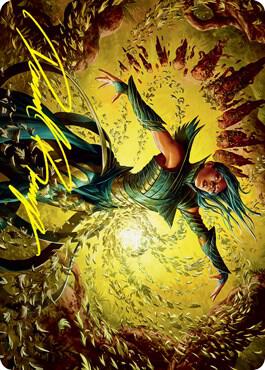 Dragonsguard Elite Art Card 16 81 Gold Stamped Signature 16 (Art Series: Strixhaven)  | Good Games Modbury