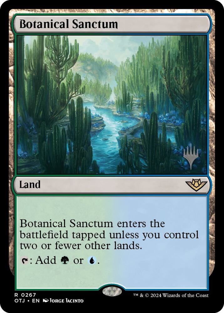 Botanical Sanctum 267 (Promo Pack: Outlaws of Thunder Junction)  - Foil | Good Games Modbury