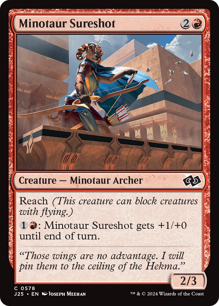 Minotaur Sureshot [Foundations Jumpstart] | Good Games Modbury