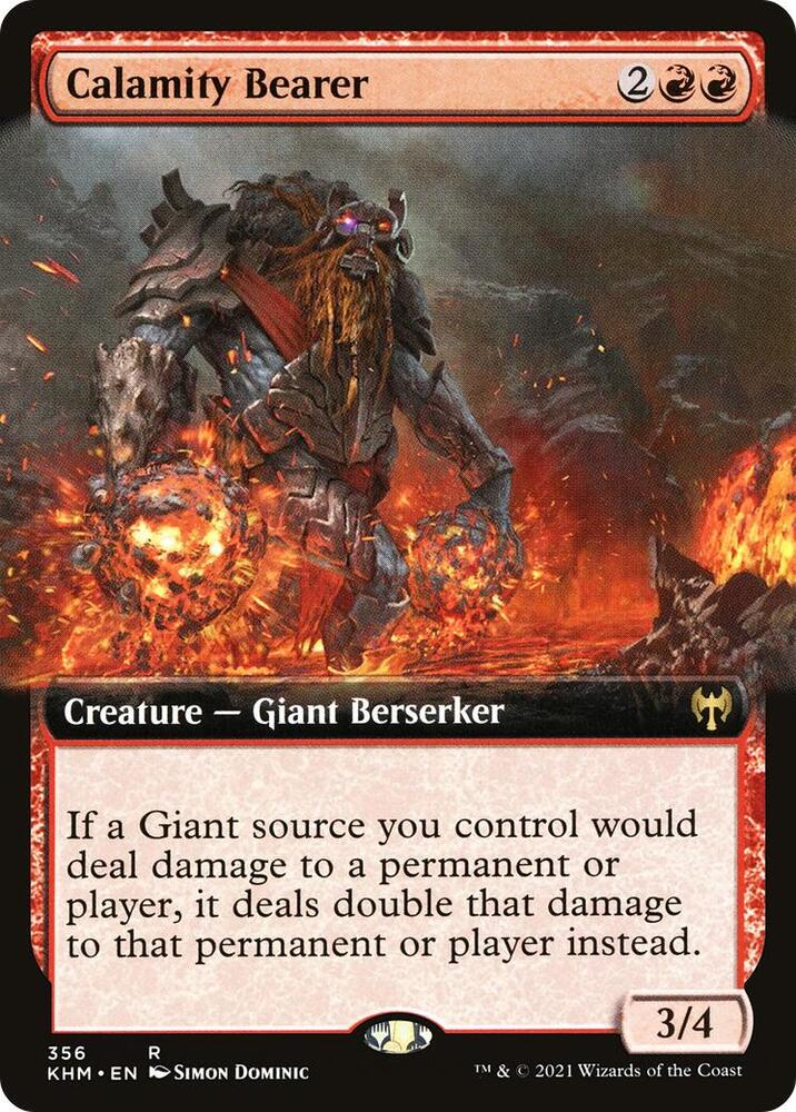 Calamity Bearer 356/285 (Kaldheim)  - Extended Art | Good Games Modbury