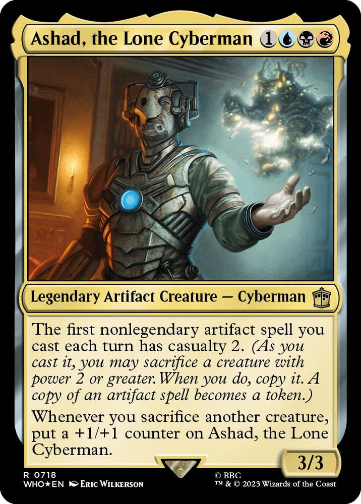 Ashad, the Lone Cyberman 718/331 (Universes Beyond: Doctor Who)  - Surge Foil | Good Games Modbury