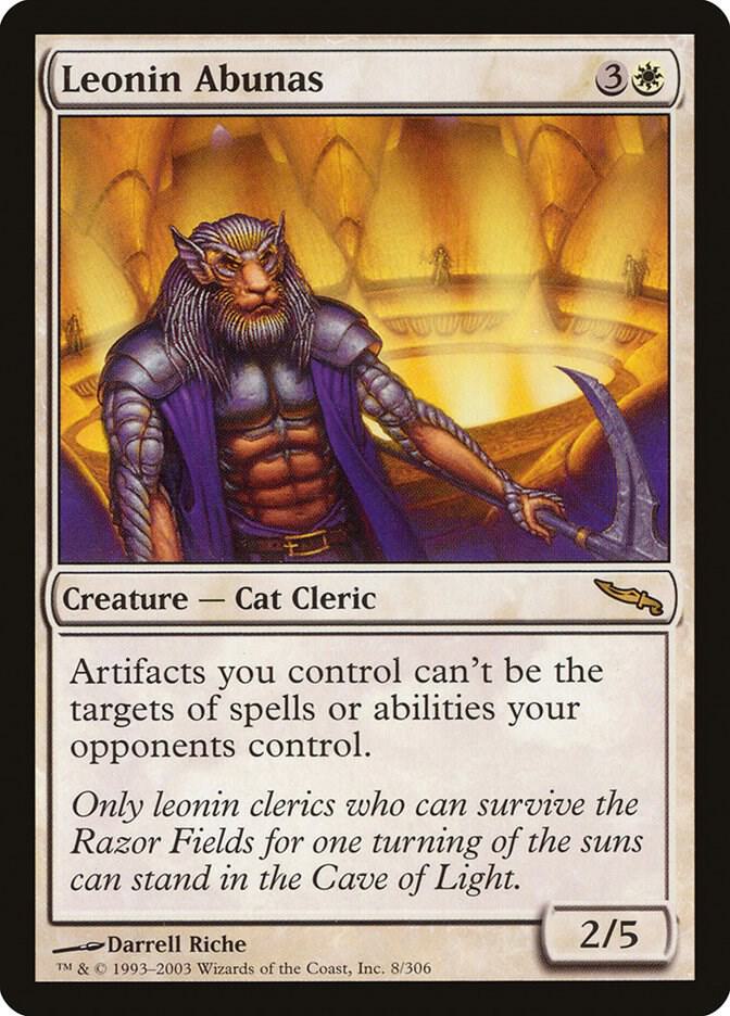 Leonin Abunas 8/306 (Mirrodin)  - Foil | Good Games Modbury