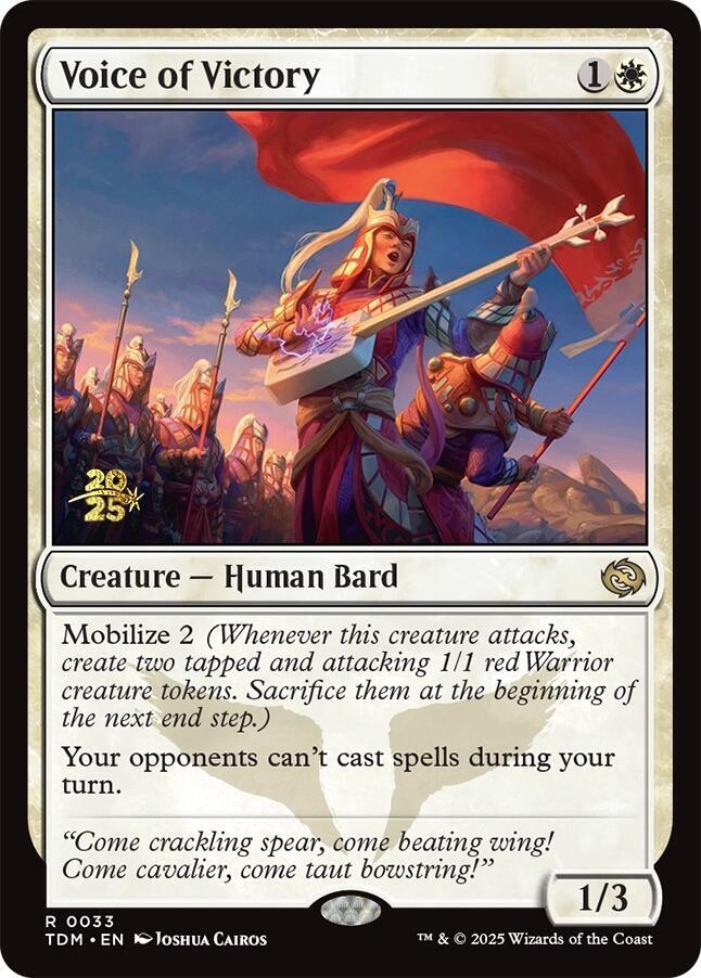 Voice of Victory 33s/166 (Prerelease Cards)  - Foil | Good Games Modbury