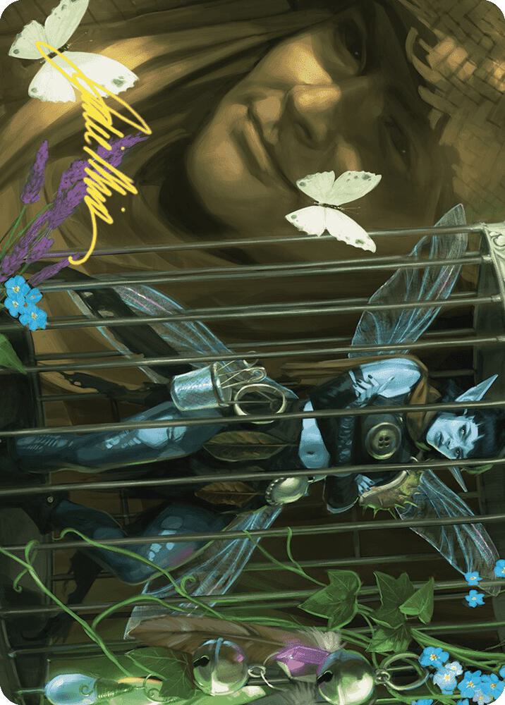Cooped Up Art Card Gold Stamped Signature 1 (Art Series: Wilds of Eldraine)  | Good Games Modbury