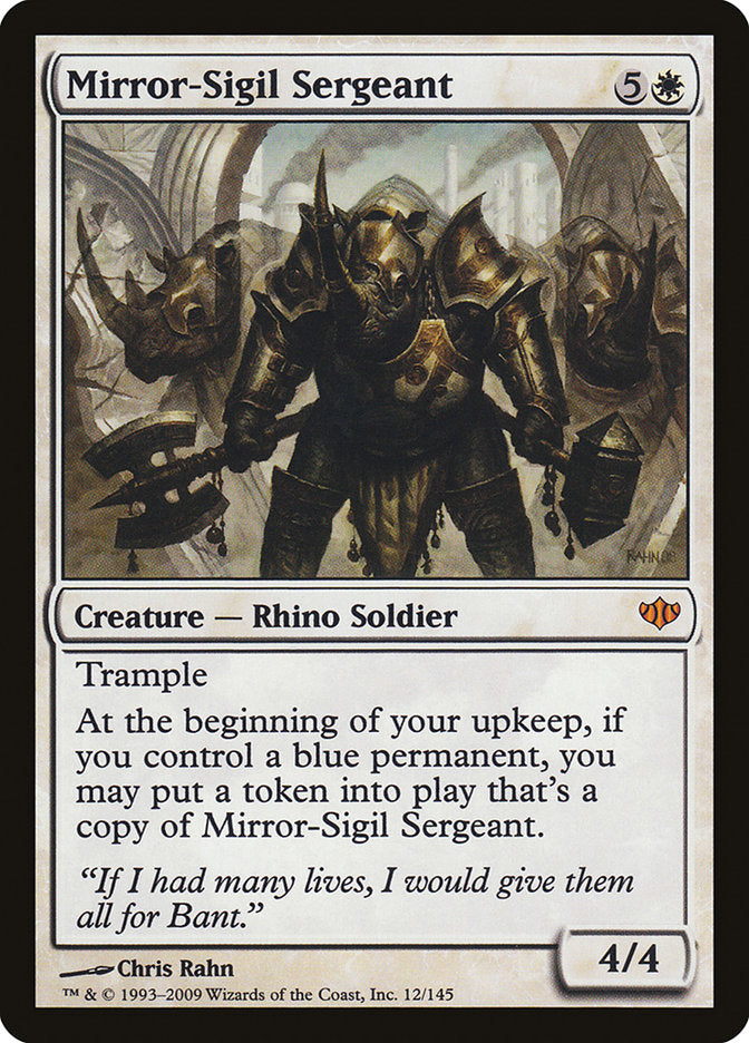 Mirror-Sigil Sergeant 12/145 (Conflux)  - Foil | Good Games Modbury