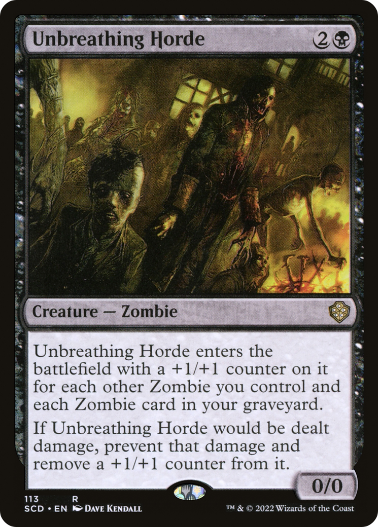 Unbreathing Horde [Starter Commander Decks] | Good Games Modbury