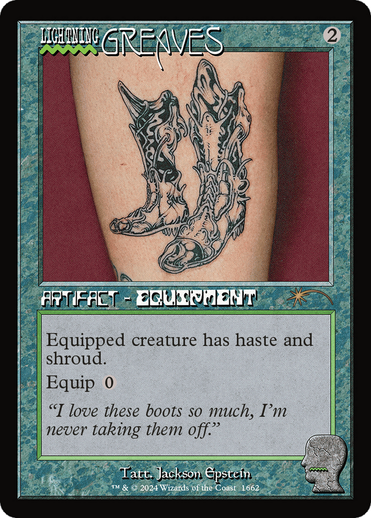 Lightning Greaves (1662) (Rainbow Foil) [Secret Lair Drop Series] | Good Games Modbury