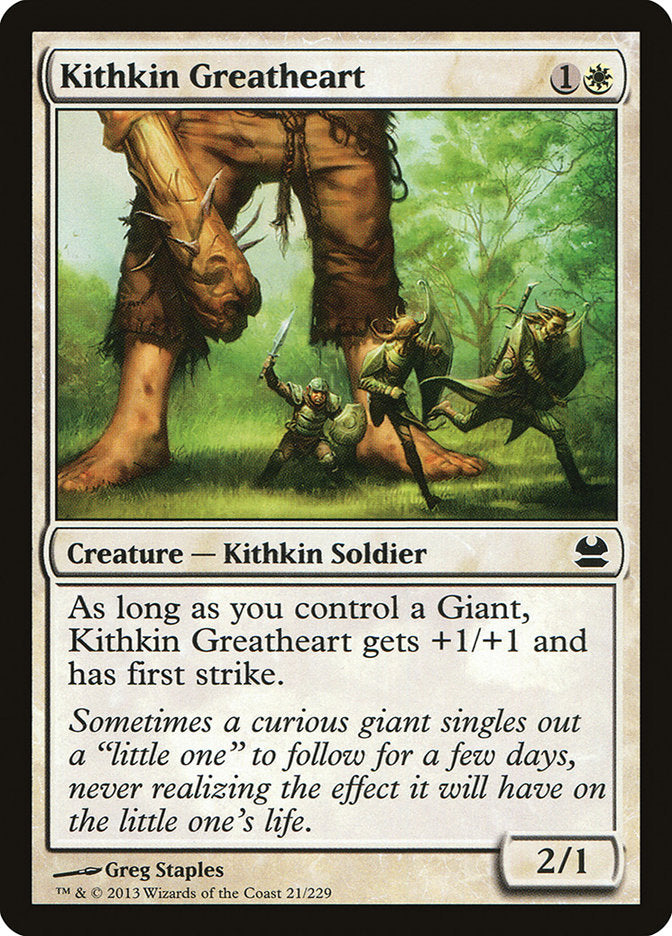 Kithkin Greatheart 21/229 (Modern Masters)  - Foil | Good Games Modbury