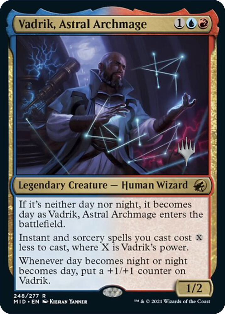 Vadrik Astral Archmage 248p/171 (Promo Pack: Innistrad: Midnight Hunt)  | Good Games Modbury
