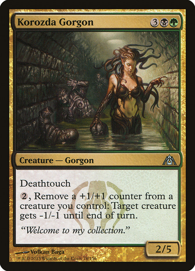 Korozda Gorgon 78/156 (Dragon's Maze)  | Good Games Modbury