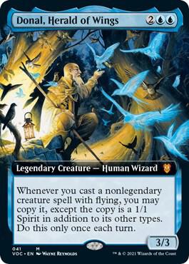 Donal Herald of Wings Extended Art 41/38 (Commander: Innistrad: Crimson Vow)  | Good Games Modbury