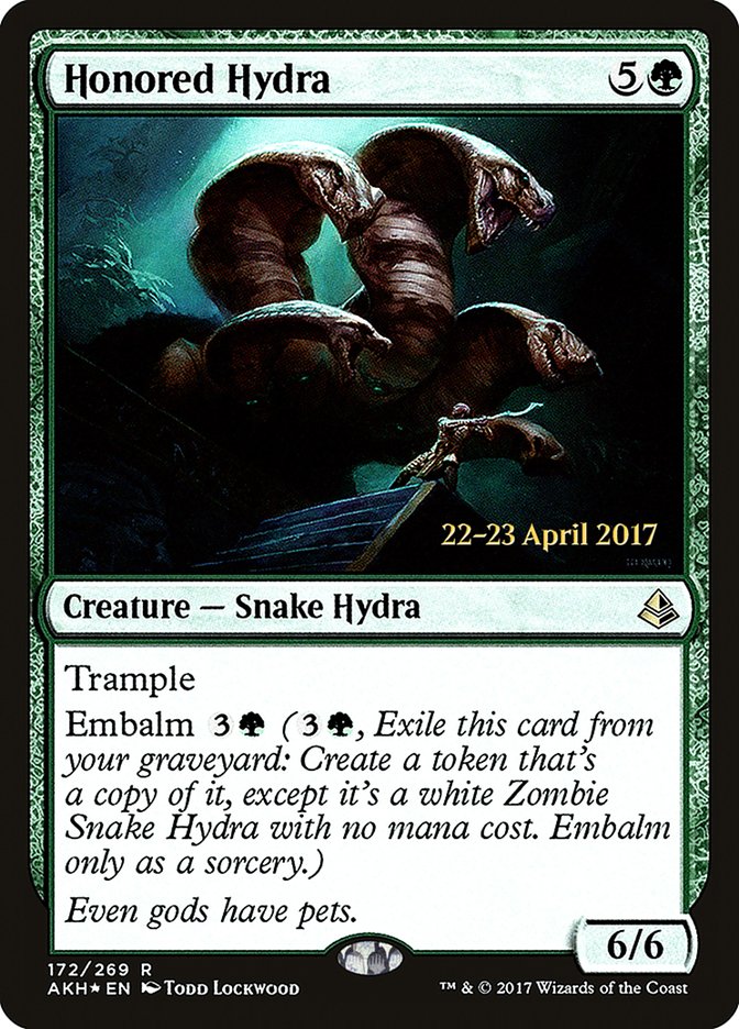 Honored Hydra [Amonkhet Prerelease Promos] | Good Games Modbury