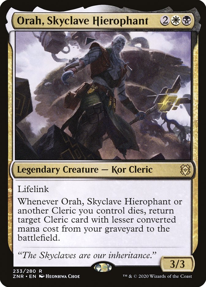 Orah, Skyclave Hierophant 233/280 (Zendikar Rising)  | Good Games Modbury