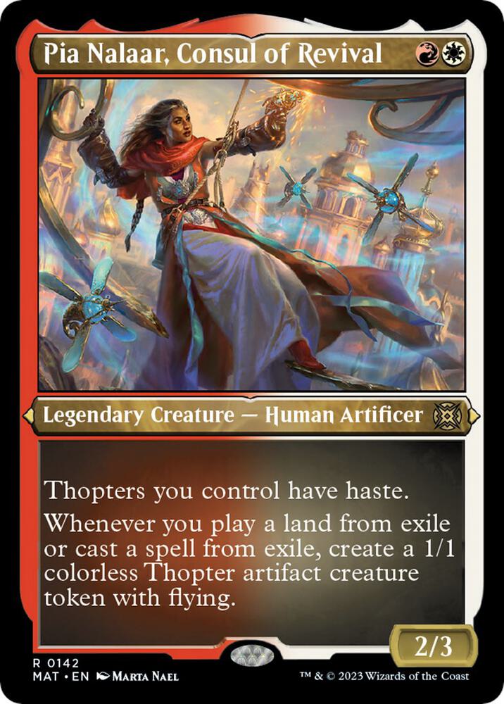 Pia Nalaar, Consul of Revival 142/50 (March of the Machine: The Aftermath)  - Etched Foil | Good Games Modbury