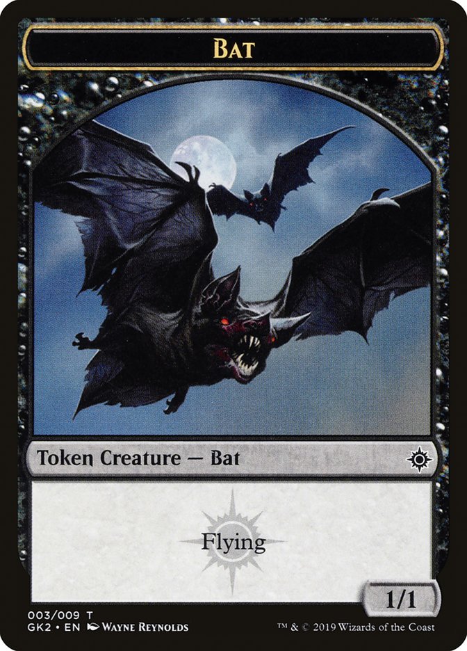 Bat // Spirit (010) Double-Sided Token [Ravnica Allegiance Guild Kit Tokens] | Good Games Modbury