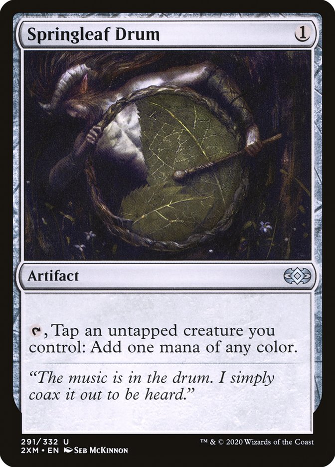 Springleaf Drum 291/332 (Double Masters)  - Foil | Good Games Modbury