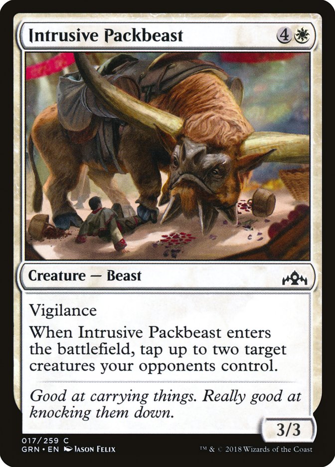 Intrusive Packbeast [Guilds of Ravnica] | Good Games Modbury
