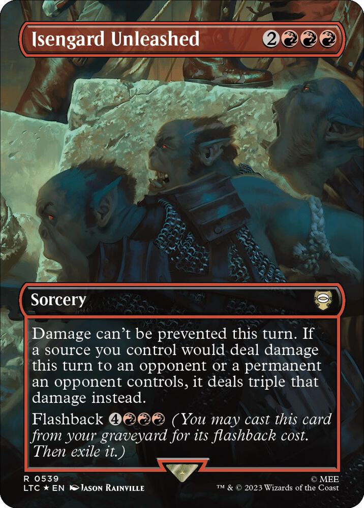 Isengard Unleashed 539/347 (Commander: The Lord of the Rings: Tales of Middle-earth)  - Borderless Surge Foil | Good Games Modbury