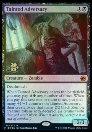 Tainted Adversary [Innistrad: Midnight Hunt Prerelease Promos] | Good Games Modbury