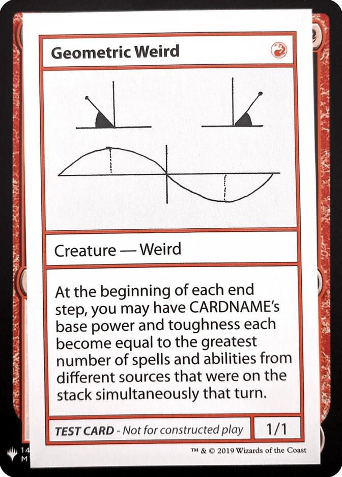 Geometric Weird 69/121 (Mystery Booster: Convention Edition Exclusives)  | Good Games Modbury