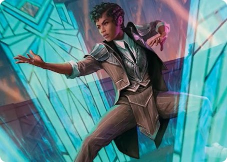 Dapper Shieldmate Art Card [Streets of New Capenna Art Series] | Good Games Modbury