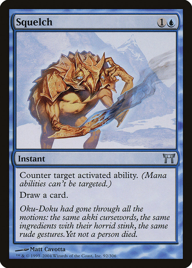 Squelch 92/306 (Champions of Kamigawa)  - Foil | Good Games Modbury