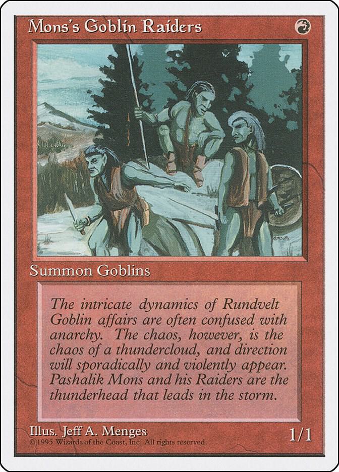 Mons's Goblin Raiders 213/378 (Fourth Edition)  | Good Games Modbury