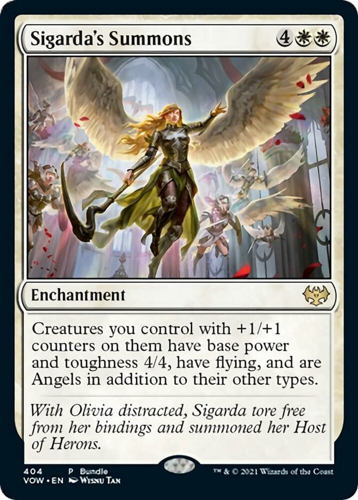 Sigardas Summons VOW Bundle 404 (Unique and Miscellaneous Promos)  - Foil | Good Games Modbury