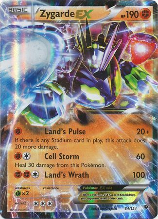 Zygarde EX (54/124) (Jumbo Card) [XY: Fates Collide] | Good Games Modbury