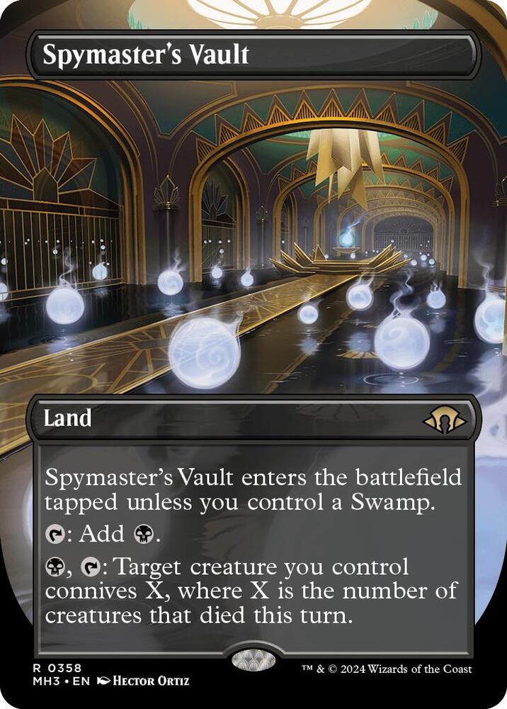 Spymaster's Vault 358/319 (Modern Horizons 3)  - Borderless | Good Games Modbury
