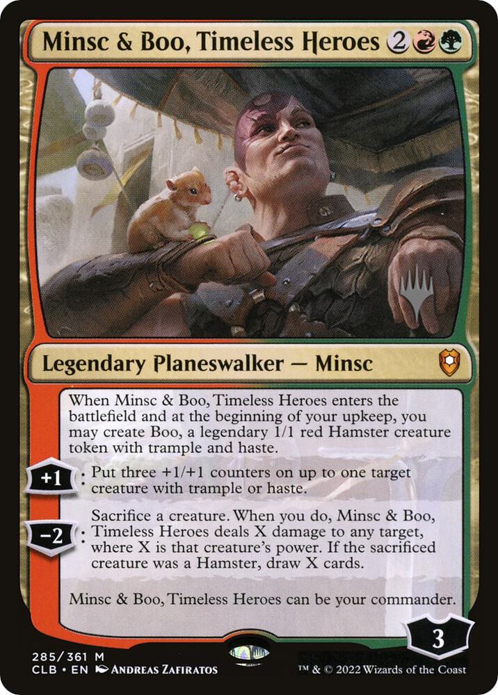 Minsc and Boo Timeless Heroes 285p/108 (Promo Pack: The Lost Caverns of Ixalan)  | Good Games Modbury