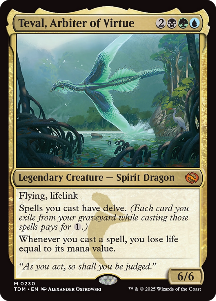 Teval, Arbiter of Virtue [Tarkir: Dragonstorm] | Good Games Modbury