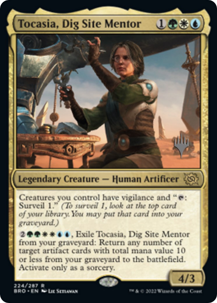 Tocasia, Dig Site Mentor (Promo Pack) [The Brothers' War Promos] | Good Games Modbury