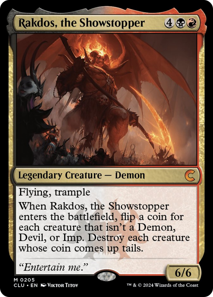 Rakdos, the Showstopper [Ravnica: Clue Edition] | Good Games Modbury