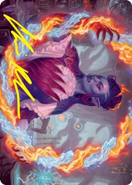 Rootha Mercurial Artist Art Card Gold Stamped Signature 38 (Art Series: Strixhaven)  | Good Games Modbury