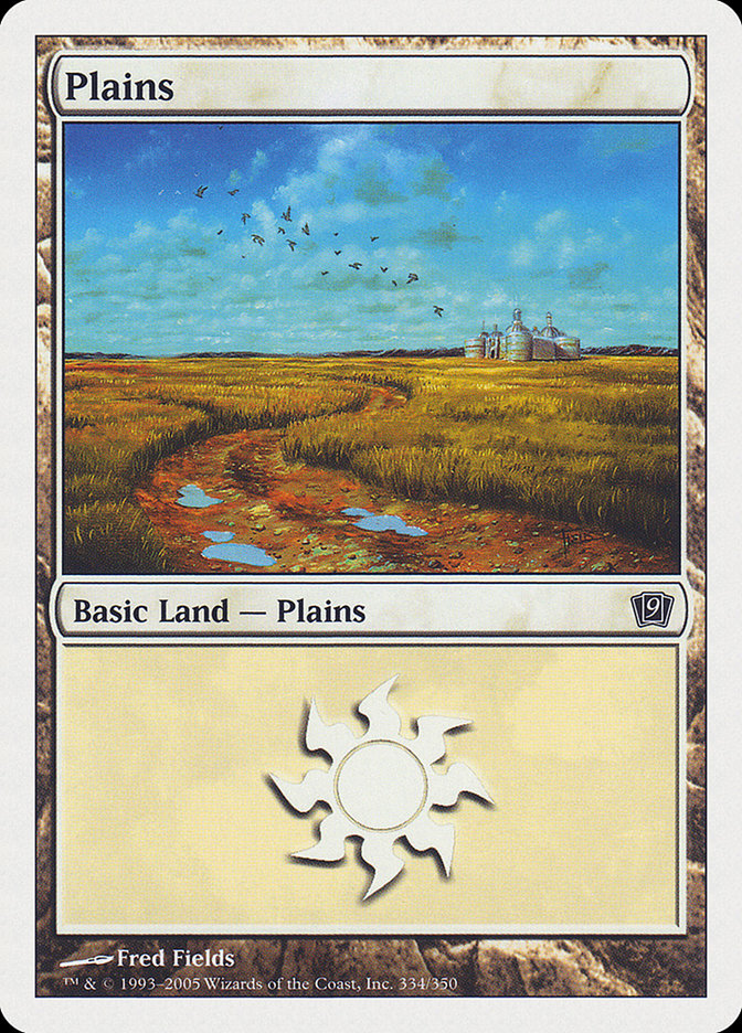 Plains (334) [Ninth Edition] | Good Games Modbury
