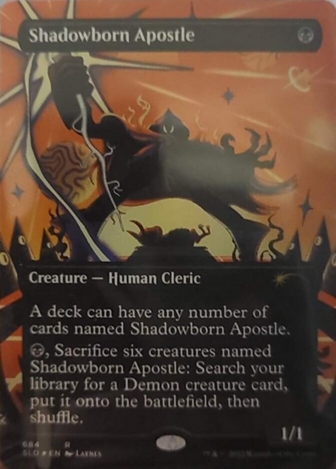 Shadowborn Apostle (Borderless) (684) [Secret Lair Drop Promos] | Good Games Modbury