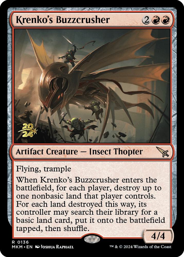 Krenkos Buzzcrusher 136s/182 (Prerelease Cards)  - Foil | Good Games Modbury