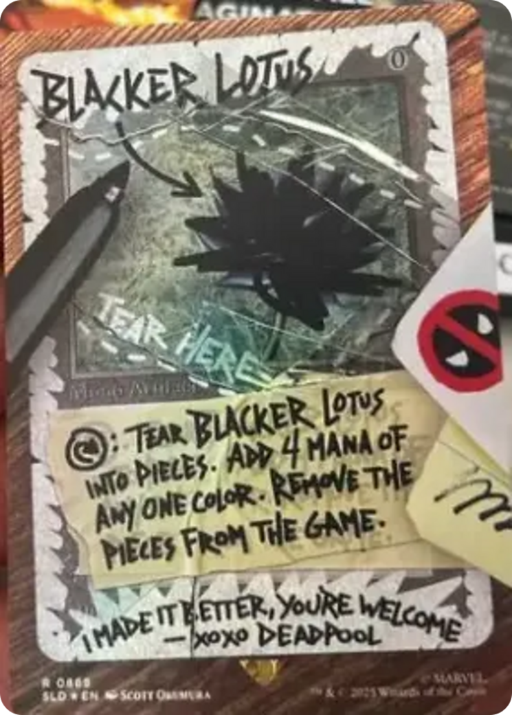 Blacker Lotus (Rainbow Foil) [Secret Lair Drop Series] | Good Games Modbury