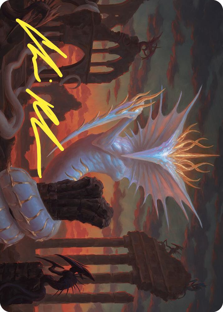 Sliver Gravemother Art Card Gold Stamped Signature 73 (Art Series: Commander Masters)  | Good Games Modbury