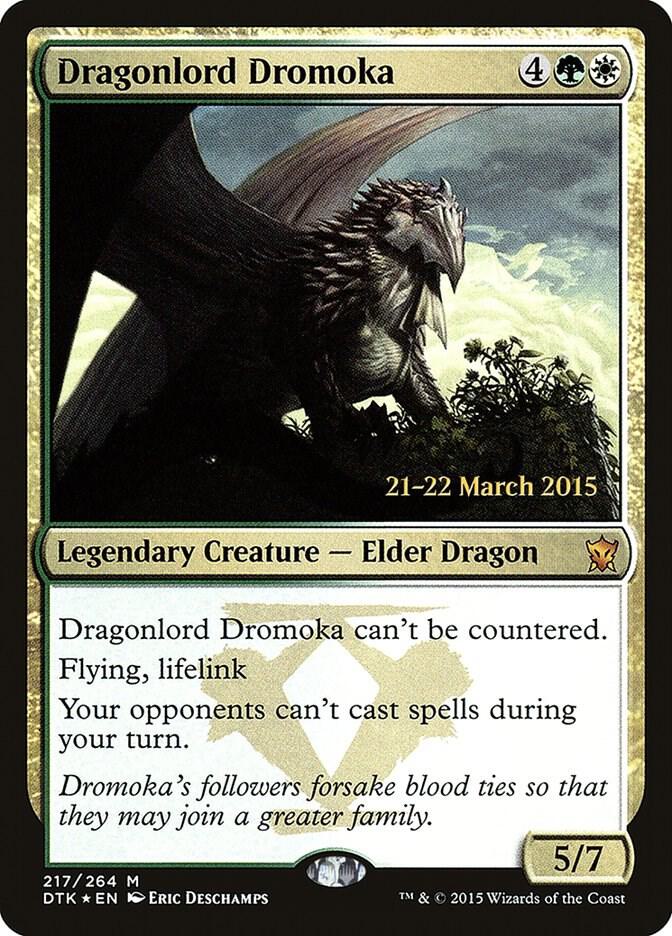 Dragonlord Dromoka 217s/51 (Prerelease Cards)  - Foil | Good Games Modbury